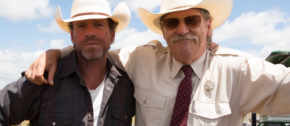 Taylor Sheridan and Jeff Bridges