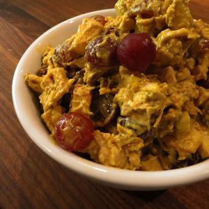 Love and Smoke Barbecue Smoked Chicken Curry Salad