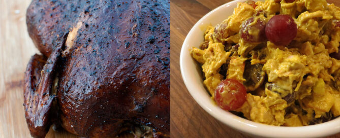 Smoked Chicken and Smoked Chicken Curry Salad | LOVE AND SMOKE BARBECUE