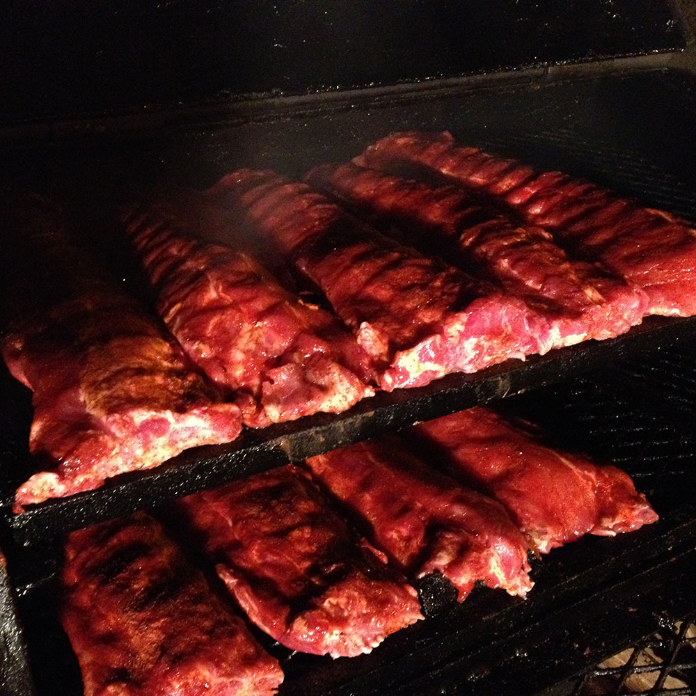 Ribs in the Smoker | Love and Smoke Barbecue
