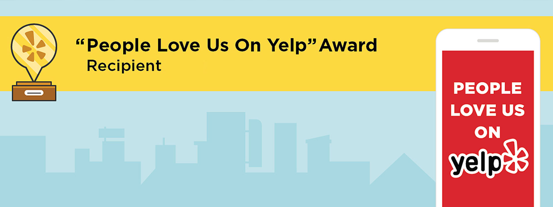 People Love Us on Yelp Award Recipient | LOVE AND SMOKE BARBECUE