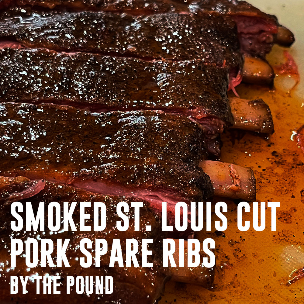 SMOKED ST. LOUIS CUT PORK SPARE RIBS | LOVE AND SMOKE BARBECUE