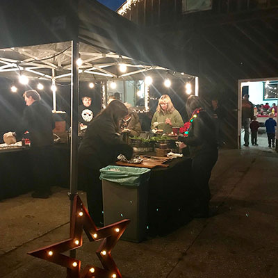 Evening Catering Setup | LOVE AND SMOKE BARBECUE