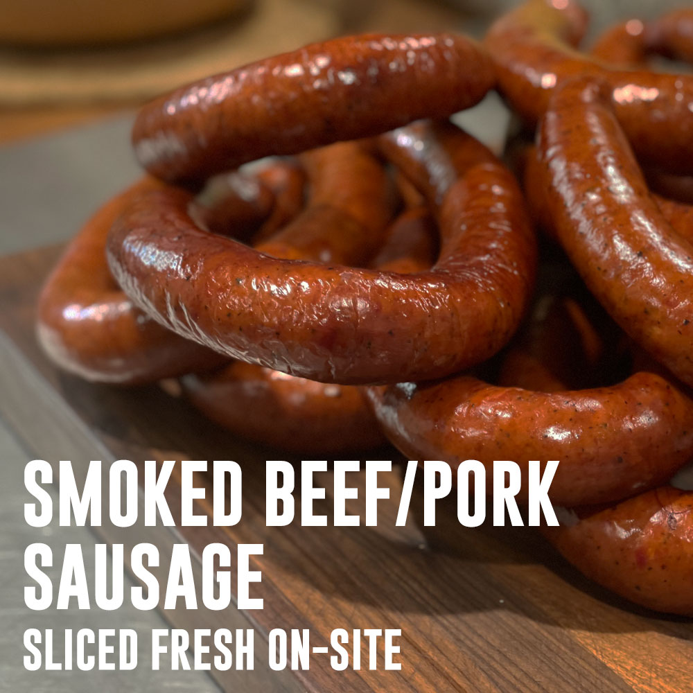 SMOKED BEEF/PORK SAUSAGE | LOVE AND SMOKE BARBECUE