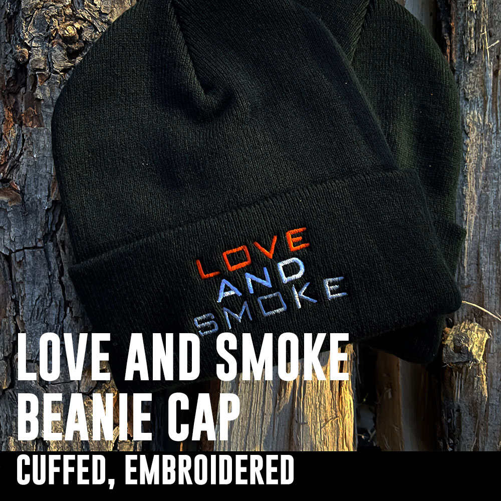 LOVE AND SMOKE BEANIE CAP | LOVE AND SMOKE BARBECUE LOVE AND SMOKE BEANIE CAP | LOVE AND SMOKE BARBECUE