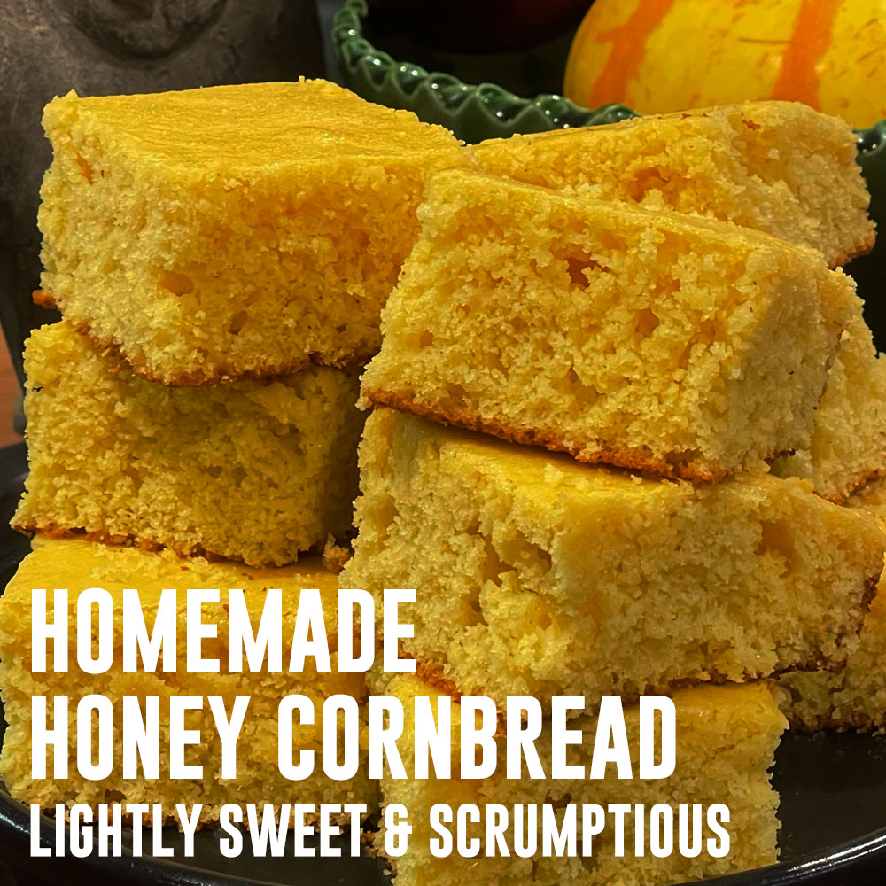 Homemade Honey Cornbread | LOVE AND SMOKE BARBECUE